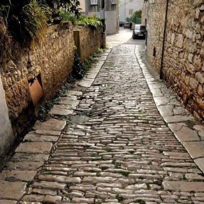 Strada In Croatia, Vela Luka part of the island of Korcula